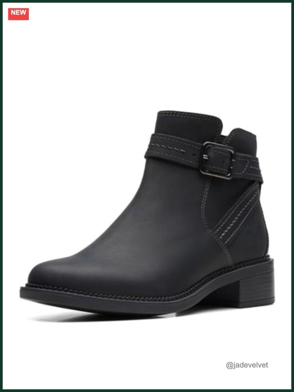 Maye Strap Suede Ankle Boots Zip Adjustable Buckle Comfort Walking